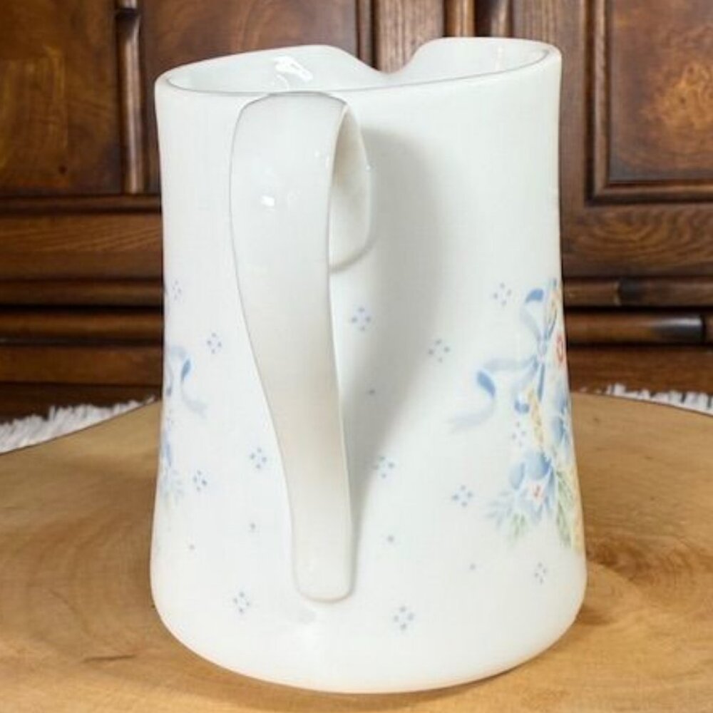 Vintage Corning Country Cornflower 10oz Creamer and Sugar Bowl with Lid - Picture 3 of 13